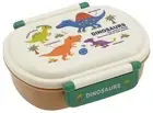 Lunch box for kids 1 tier 360ml dome shape with side dish container Dinosaur pic