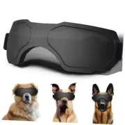 Dog Sunglasses, Dog Goggles with Adjustable Strap Large Irregular style-Black