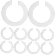 Zerodeko 10pcs Lamp Socket Adapter Plastic Shade Holder for Easy Conversion of Light Fixtures Compatible with Various Saving Design for Efficient Use