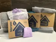 Facial Mitt&Pads(5), Back Scrubber&Body Face Towel(3) Pack set (4 Pieces) NORWEX