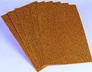 Glitter Foam Sheet Golden pack of 10