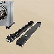 Heavy Duty Extensible Appliance Roller is Suitable for Washing Machines, Refrigerators, Dryers, Dishwashers and Other Heavy Objects, Washing Machine Base, Dishwashers (Black)