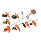 NNEMB 62CC Brush Cutter Whipper Snipper Trimmer Edger Brushcutter Multi Pole Too
