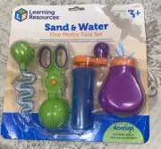 Learning Resources Sand & Water Fine Motor Set, Construction Toy, 4 Pieces,...