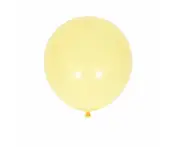 10/100PCS Macaron 25cm Latex Balloons for Party & Wedding Decor - Yellow 100PCS