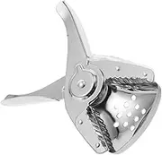 Beatifufu Stainless Steel Manual Fruit Juicer Versatile Hand Press Citrus Squeezer for Oranges Lemons Easy to Clean Portable Juicer for Home Kitchen and Outdoor Use