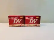 Maxell Mini DV Digital Video Camcorder Cassette Tapes 60 Minutes (6)
