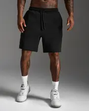 Commute Smooth Spacer Shorts, 2XU, XL, Black/Black, Male