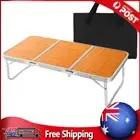 Folding Camping Table Portable Picnic Table 3 Fold Beach Table with Handle