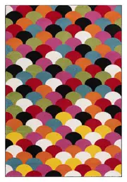Galaxy Colourful Contemporary Rug - 183 Multi