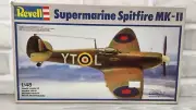 Vintage 1982 Revell 1:48 Supermarine Spitfire Mk-II Plastic Model Kit 4324