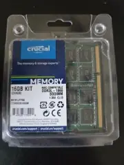 Crucial 16GB Kit (2x8GB) RAM DDR3L-1866 SODIMM 3L8122 CT2K102464BF186D
