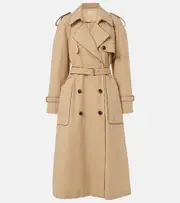 [Dries Van Noten] Dries Van Noten Cotton poplin trench coat AU 10 beige