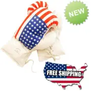 Boxing Gloves Muay Thai Training Punching Bag Sparring Gloves MMA Box USA Flag