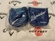 NEW Mallet 2 Ball Spider Tour III TaylorMade Putter Headcover Blue