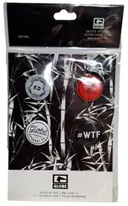 Globe Skateboarding Badges, Pins, Buttons 4 Pack New
