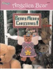 NEW PLASTIC CANVAS ANGELICA BEAR REALLY CUTE!!!