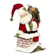 KATHERINE'S COLLECTION LARGE SANTA TREE TOPPER KATHERINE'S COLLECTION LARGE SAN