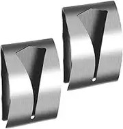 Towel Hook Holder Grabber Self Adhesive Stainless Steel Kitchen Dish Towel Holder Rack Wall Mount Towel Hangers Tea Towel Holder for Bathroom Kitchen, Non-Drilling