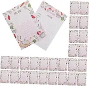 CIYODO 50pcs Double-sided Recipe Cards Decorative Cards Diy Diet Kitchen Cooking Note Paper