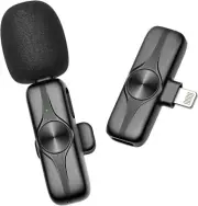 Lavalier Microphone Wireless Audio Video Recording Mini Mic For iPhone
