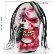 NEW Halloween Props Creepy Monster Masks, Scary Latex Headgear, Screwdriver Face