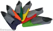 SHORT BLADE Rubber SWIM FINS Flippers Laps Fast Kick Training Pool Beach Scuba