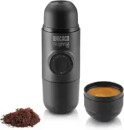 Minipresso GR, Portable Espresso Machine, Compatible Ground Coffee, Hand Coffee