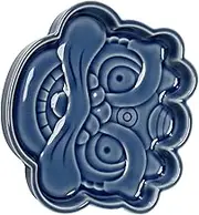 Vaguelly Versatile Ceramic Appetizer Plate Decorative Fruit Plate for Serving Snacks Pastries Cakes Sturdy Kitchen Tray with Unique Design for Effortless Cleaning