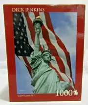 NEW Lady Liberty Dick Jenkins 1000 Piece Jigsaw Puzzle Andrews and Blaine