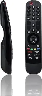 [JISOWA] Voice Magic Remote Control Universal for LG A2 B2 C2 G2 Z2 B3 C3 G3 M3 PUA QNED80 QNED85 NANO80 AQA UQ8000 AUB QNED75A UR8000 Series Smart TV MR20GA MR22GN MR23GA AKB76043102 Replacement