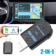 For iPhone Apple Wireless Dongle Plug ＆Play Black USB Wireless CarPlay Adapter