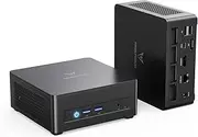 MINISFORUM UM760 Slim Mini PC AMD Ryzen 5 7640HS 6C/12T Desktop Computer, DDR5 16G RAM+1TB SSD, HDMI/DP/USB4 8K@60Hz Output, 1X 2.5G RJ45 Port, 4X USB Port, Dual Band WiFi, AMD Radeon 760M Graphics