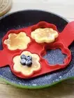 4 Holes Silicone Mold Pancake Maker Nonstick Egg Ring Maker