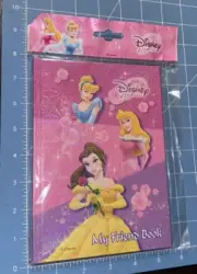 Disney Princess Hardcover Notebook / Journal - My Friend Book New