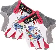 [BESPORTBLE] Boys and Girls Sports Gloves Half Finger Cycling Gloves for Outdoor Activities for Boys Girls Comfortable Fish Pattern