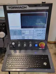 Industrial Keyboard with Trackball for Tormach CNC Machine Arm Operator Console