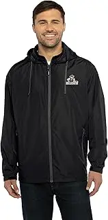 Vantage Apparel Men's Collegiate Premium Lightweight Packable Hooded Wind Jacket