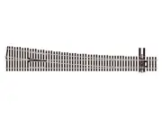 Peco HO Streamline Code 83 #8 Electrofrog Turnout Right Hand SL-E8381