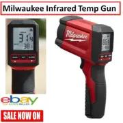 Milwaukee Infrared Laser Temperature Gun 9V Battery Digital Thermometer Installe