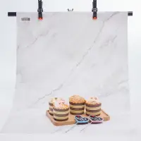 在飛比找樂天市場購物網優惠-大理石背景紙T型架水泥墻木紋布板美食拍攝背景架子美食拍照道具