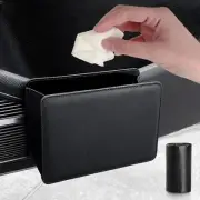 Leather Vehicle Trash Bin Car Garbage Organizer Holder with One Roll Trash Bag
