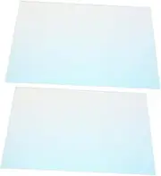 FOMIYES 2pcs Acrylic Nail Color Board Nail Tips Sample Board Nail Art Display Rack Nail Polish Sample Display Nail Color Displaying Board for Nail Salons Supplies
