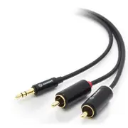 Alogic Premium 3.5mm Stereo Audio to 2 X RCA Male Cable(1) (2) CABLES