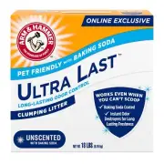 Arm & Hammer Arm Hammer Ultra Last Unscented Clumping Cat Litter, MultiCat 18...