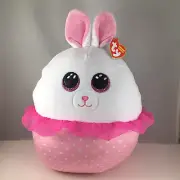 Ty Squish-A-Boos Plush PRIM Easter Ballerina Bunny (10 inch) (UK Exclusive) MWMT