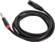 XLR Male to TRS Cable, XLR Male to 6.35mm TRS Cable 6.6ft for Mixer