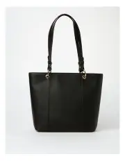 [Basque] Ajay Zip Top Tote Bag in Black