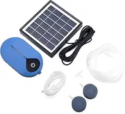 Meichoon Solar Aquarium Air Pump 1.5W Oxygenator 3 Modes Pond Bubbler Oxygenation for Fish Tank Aquarium Gardening Water Circulation MY09