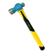 Mumme 6NHBP5GFH0.900 - Ball Pein Hammer - 900g Normalised - Yellow/Black Rubber Fiberglass Handle